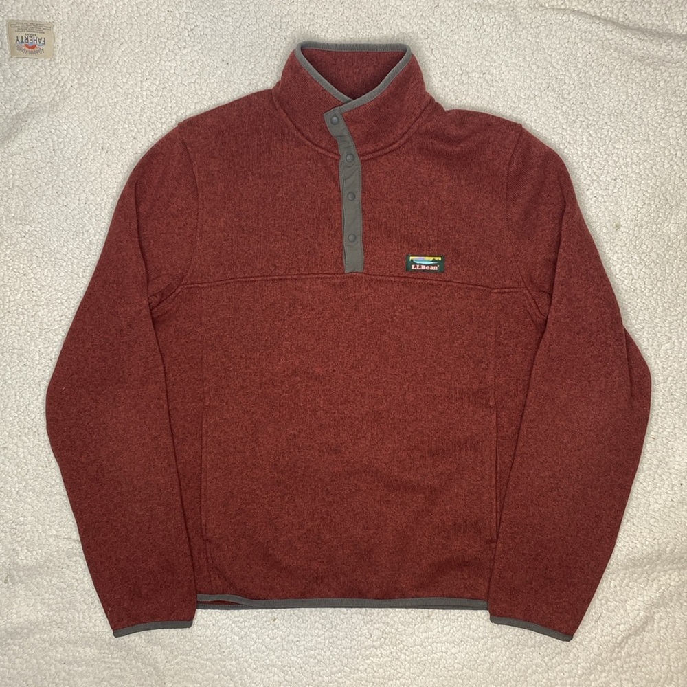 L.L. Bean Men's Red Sweater
